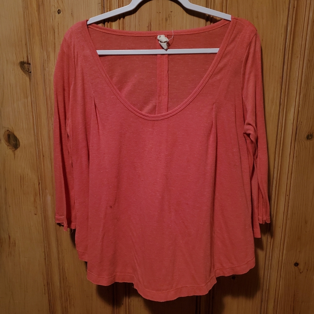 Freepeople long sleeve cotton shirt